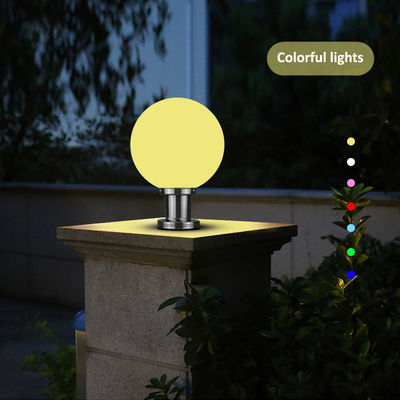 Lampada a sfera fluorescente impermeabile alimentata solare Con 20cm 25cm 30cm Dimensione