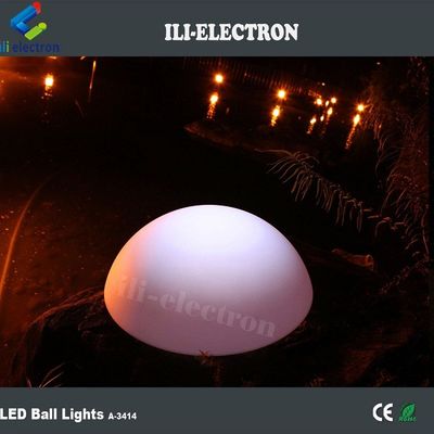 PE Plastica LED Mezza sfera Luce ricaricabile Per Decorazioni di Natale