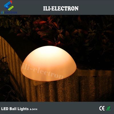 PE Plastica LED Mezza sfera Luce ricaricabile Per Decorazioni di Natale