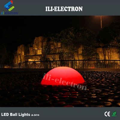 PE Plastica LED Mezza sfera Luce ricaricabile Per Decorazioni di Natale