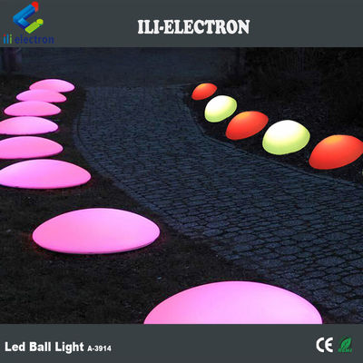 PE Plastica LED Mezza sfera Luce ricaricabile Per Decorazioni di Natale