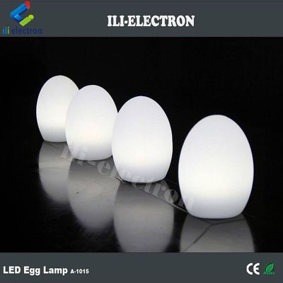 Piccole luci a LED a forma di uovo, luce luminosa di notte impermeabile per il tavolo da bar KTV