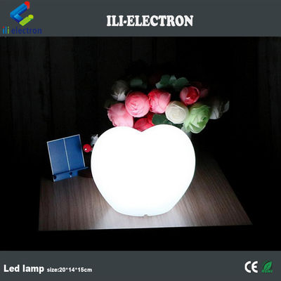 Lampada a forma di pesco a LED in plastica a telecomando con batteria al litio ricaricabile