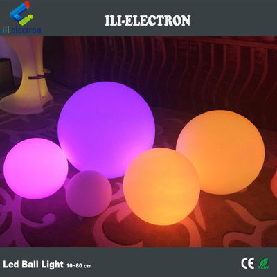Decorazione di festa di nozze sfera di plastica a led