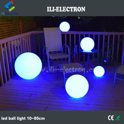 Decorazione di festa di nozze sfera di plastica a led