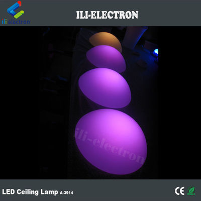luce decorativa a LED di plastica colorata a semicerchio impermeabile