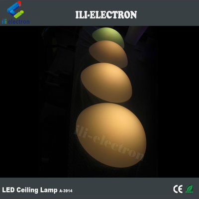 luce decorativa a LED di plastica colorata a semicerchio impermeabile