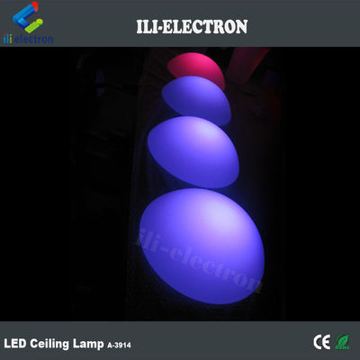 luce decorativa a LED di plastica colorata a semicerchio impermeabile