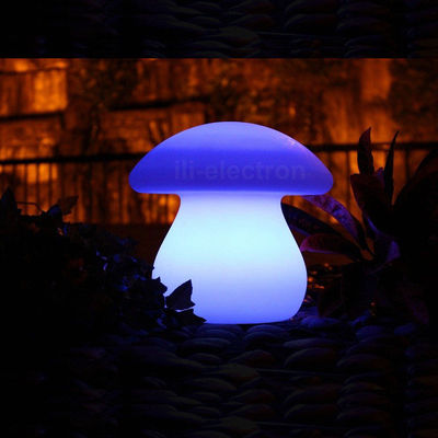 lampada da tavolo luminosa a forma di fungo in PE di plastica