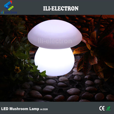 lampada da tavolo luminosa a forma di fungo in PE di plastica