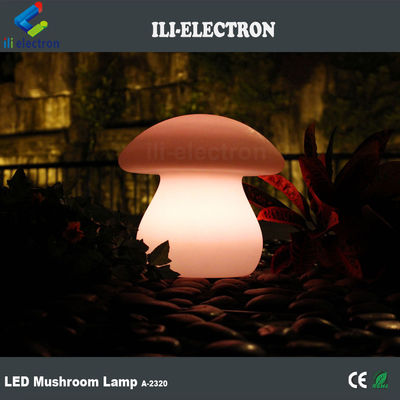 lampada da tavolo luminosa a forma di fungo in PE di plastica