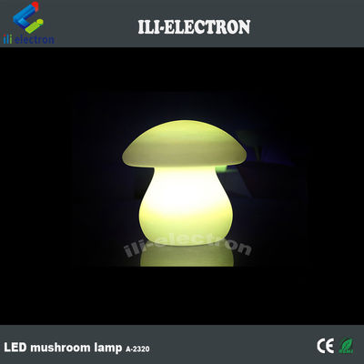 lampada da tavolo luminosa a forma di fungo in PE di plastica