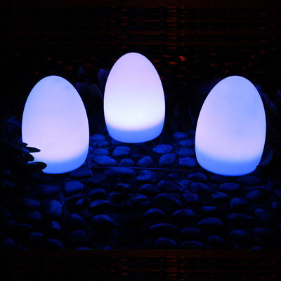 Carica USB Lumi a LED a forma di uovo di plastica wireless con batteria al litio ricaricabile
