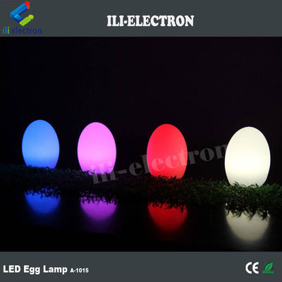 Carica USB Lumi a LED a forma di uovo di plastica wireless con batteria al litio ricaricabile