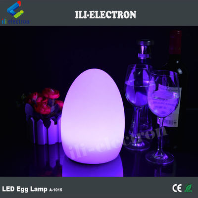 Carica USB Lumi a LED a forma di uovo di plastica wireless con batteria al litio ricaricabile