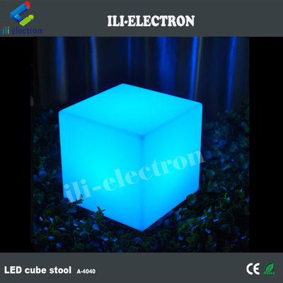 Cubo di illuminazione a led in plastica a controllo remoto