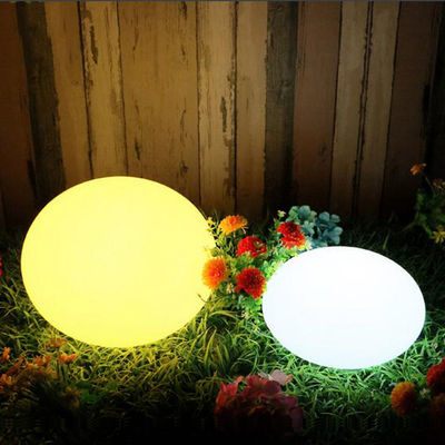 PE Plastico LED Pietra luce impermeabile ricaricabile Cambiamento di colore per la decorazione della casa