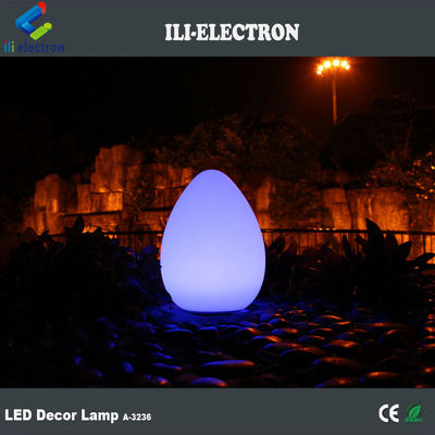 Lampade in plastica a forma di uovo all'aria aperta 4400mah con stile goccia d'acqua