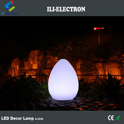 Lampade in plastica a forma di uovo all'aria aperta 4400mah con stile goccia d'acqua