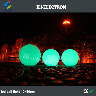 sfera luminosa a LED fluente a prova d'acqua colorata ricaricabile