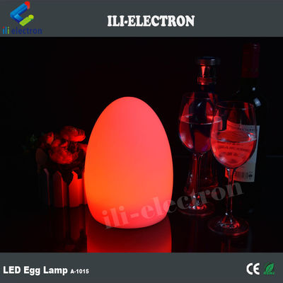 Moderna lampada da tavolo a LED a batteria a forma di uovo