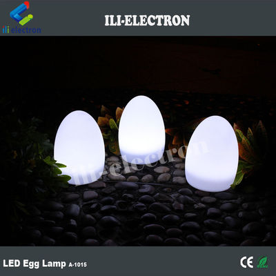 lampada da tavolo a led in plastica a forma di uovo