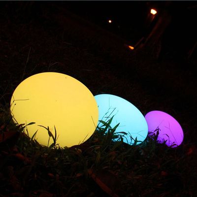 all'aperto con luce a sfera magica a led in plastica