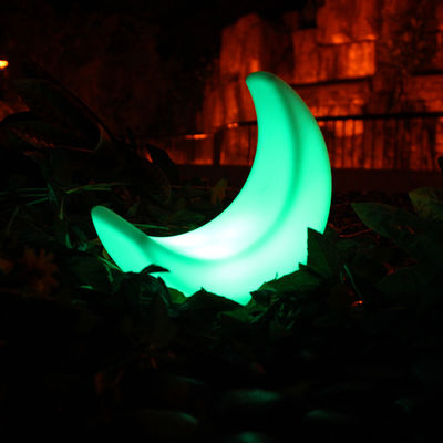 lampada da tavolo a led a forma di luna illuminata