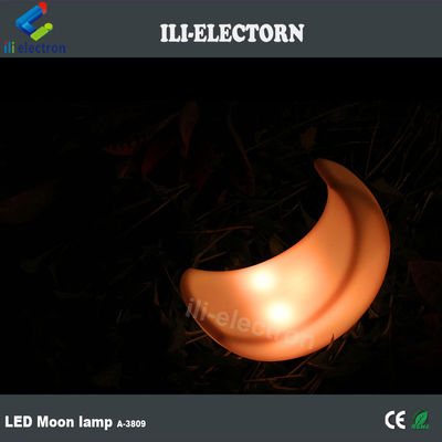 lampada da tavolo a led a forma di luna illuminata