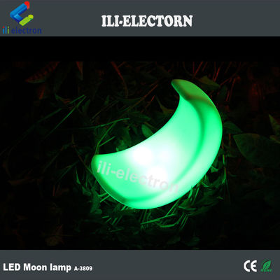 lampada da tavolo a led a forma di luna illuminata