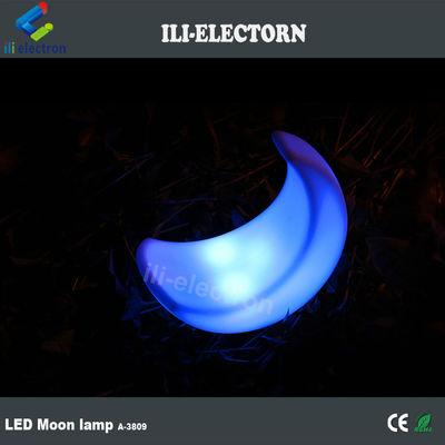 lampada da tavolo a led a forma di luna illuminata