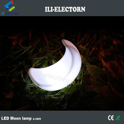 lampada da tavolo a led a forma di luna illuminata