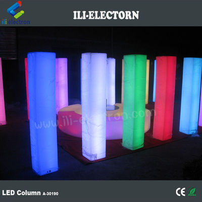 Controllo remoto Infarad Colori LED Decorative Colonne di plastica per matrimoni