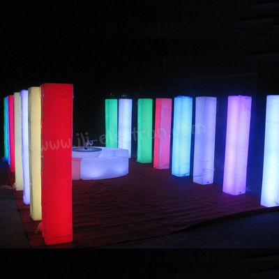 Controllo remoto Infarad Colori LED Decorative Colonne di plastica per matrimoni