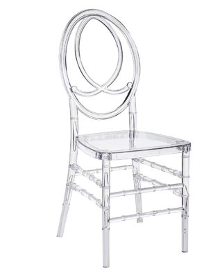 Sedile da banchetto in acrilico nordico - Sedile da matrimonio in cristallo di plastica trasparente - Sedile da pranzo in acrilico