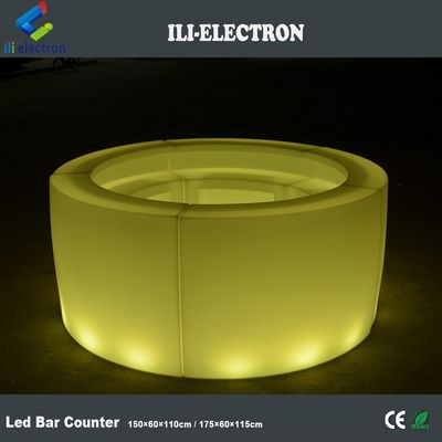Bar illuminata a led in plastica a comando remoto