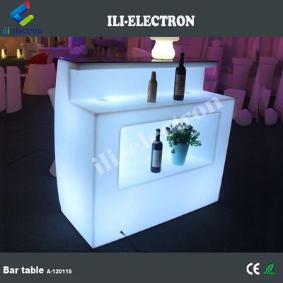 Disegno da tavolo per mini bar in plastica multicolore illuminato per la casa moderna in vendita