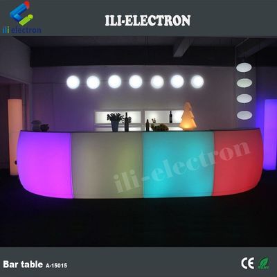 Disegno da tavolo per mini bar in plastica multicolore illuminato per la casa moderna in vendita