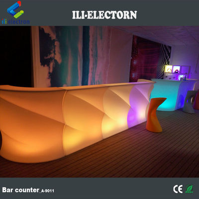 nuovo set di bar illuminati a led portatile commerciale in plastica PE multicolore