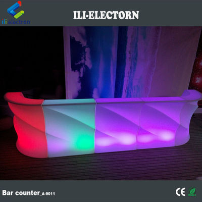 nuovo set di bar illuminati a led portatile commerciale in plastica PE multicolore
