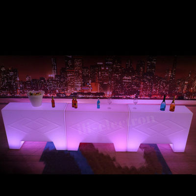 Bar angolare a LED in plastica a comando remoto