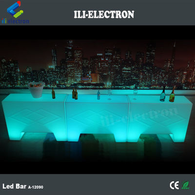 Bar angolare a LED in plastica a comando remoto
