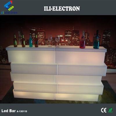 Tavola a barra mobile in plastica a LED 16 colori resistente all'acqua
