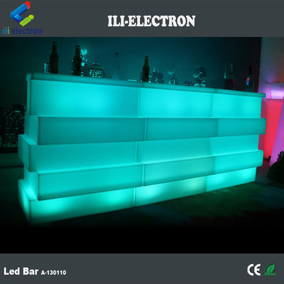 Tavola a barra mobile in plastica a LED 16 colori resistente all'acqua