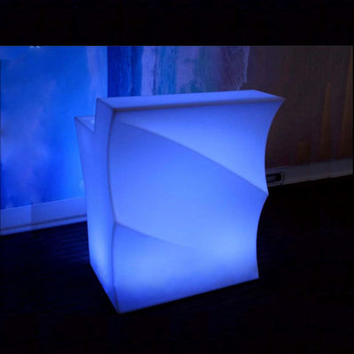 Tavolo da bar portatile a led di plastica ricaricabile