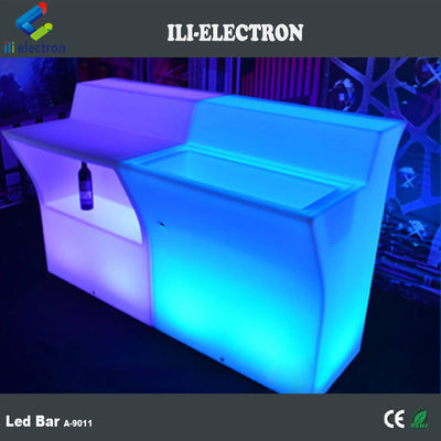 tavolo da cocktail luminoso / bancone da cocktail mobile glow/ bar da cocktail portatile led