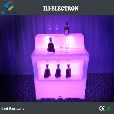 tavolo da cocktail luminoso / bancone da cocktail mobile glow/ bar da cocktail portatile led