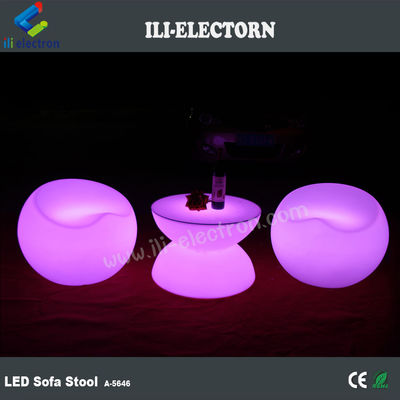 Arredamento per salotto in plastica commerciale a LED stile moderno per eventi