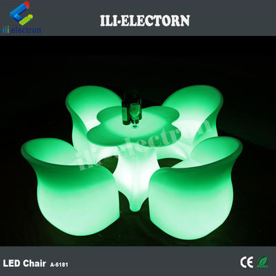 Mobili a luce a LED set di mobili da giardino a fiori