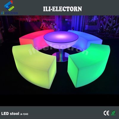 sedile da tavolo di poker elettronico tavolo luminoso set di mobili a LED